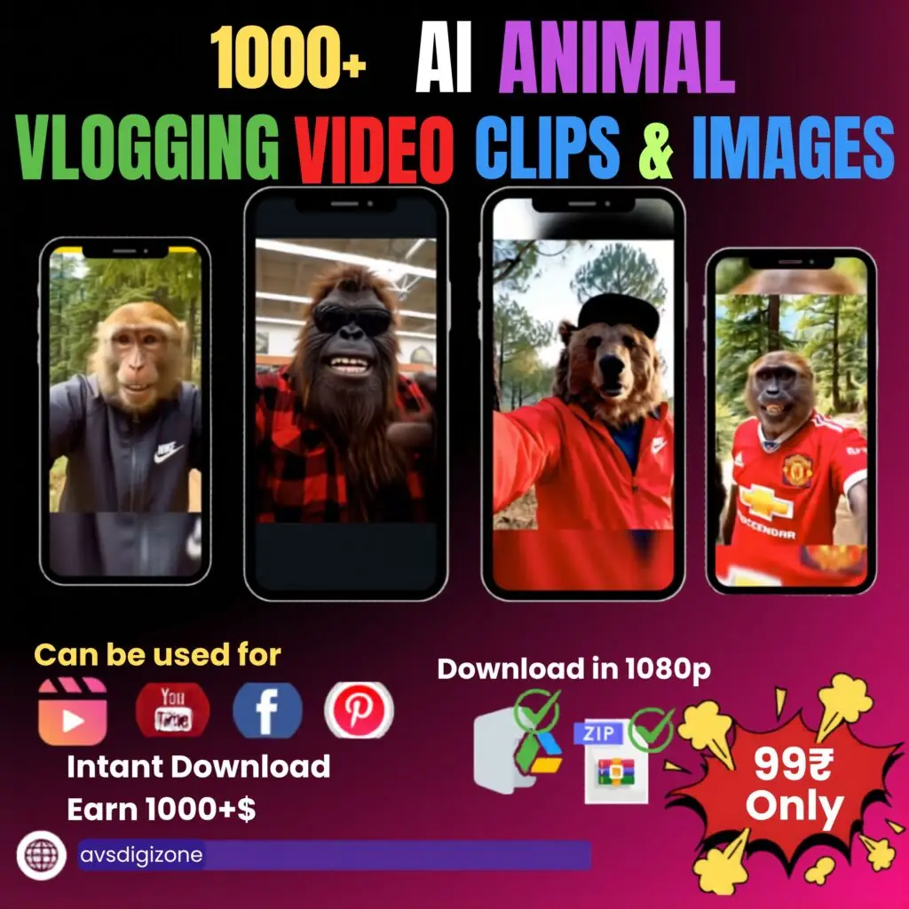 1000 AI Animal Vlogging Videos-2