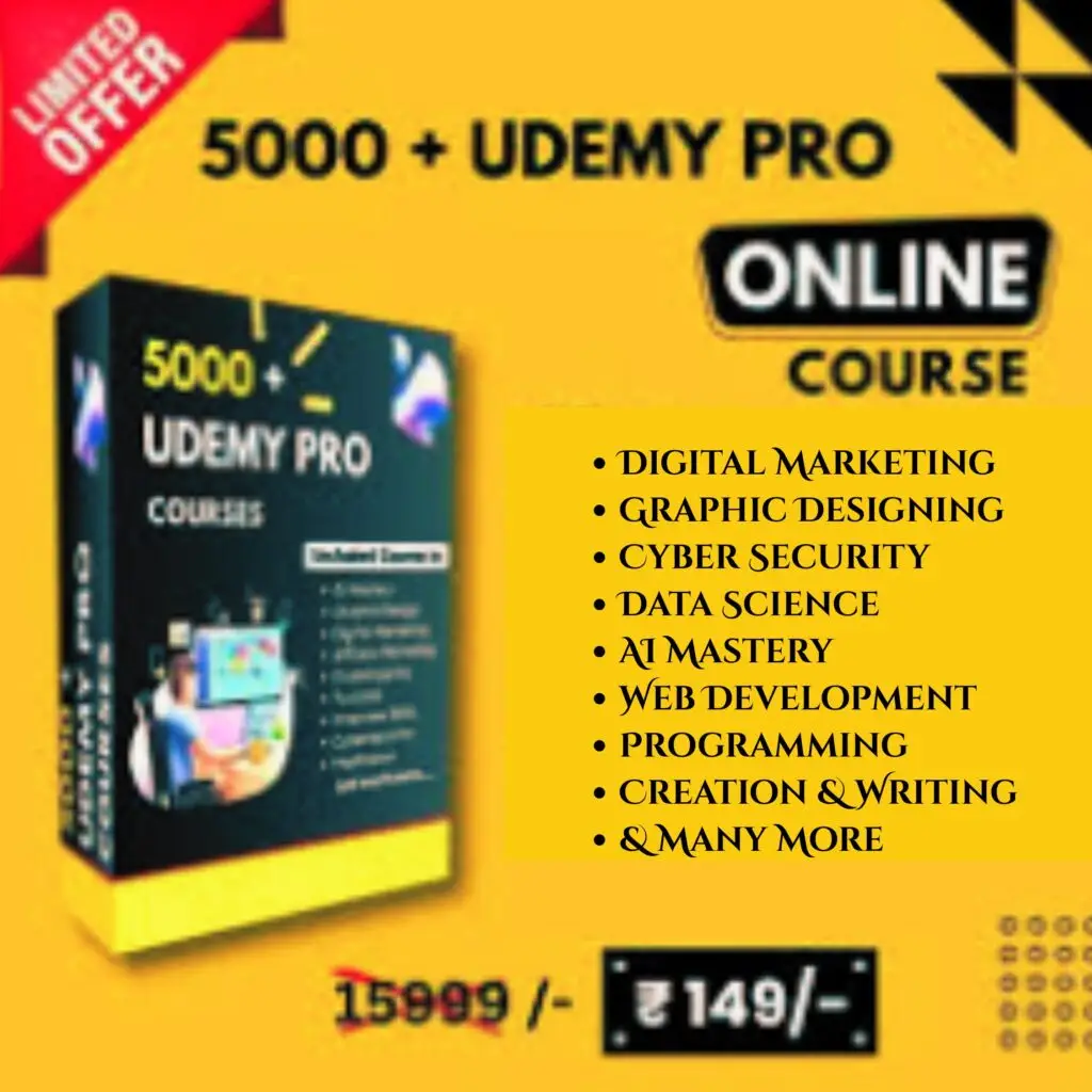 5000 Udemy Pro Courses Bundle