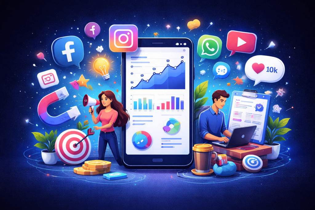 Freelancing Digital Marketing Services Online- Social Media Marketing Services
