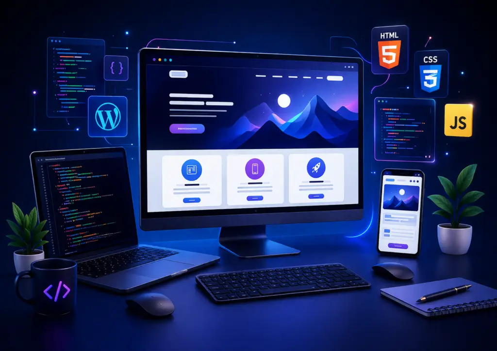 Freelancing Digital Marketing Services Online- Website Development