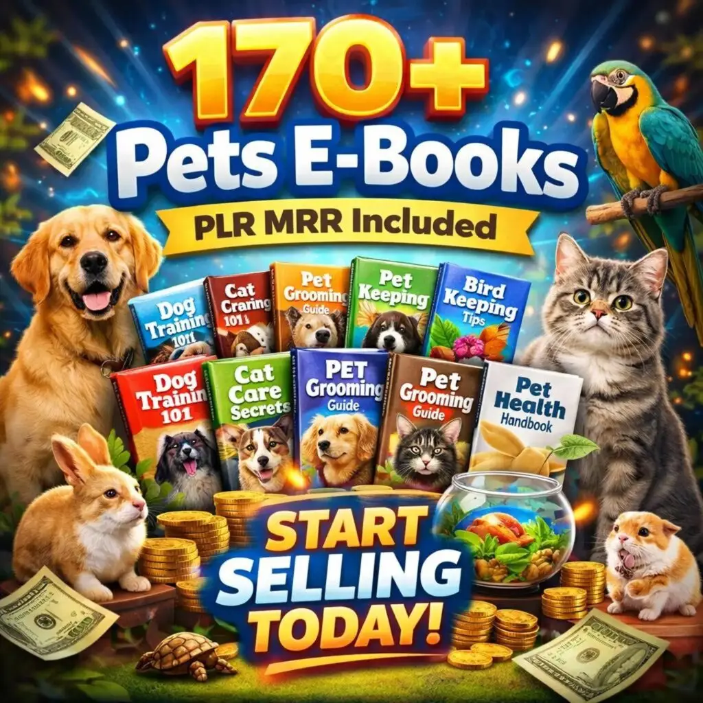170+ Pet Care PLR/MRR E-Books Bundle