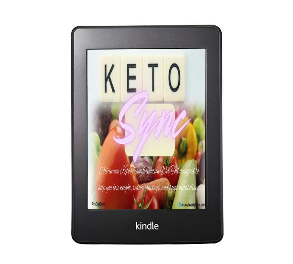 KetoSync- all-in-one Keto Transformation Web Tool designed to help you lose weight, reduce cravings, and boost metabolism