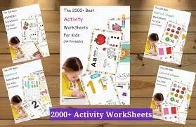 2,000+ Printable Kids Activity Worksheets